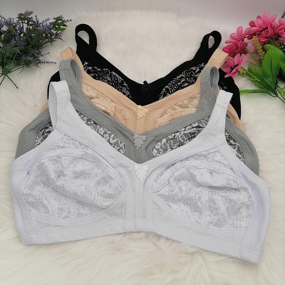 Cotton Bra Everyday - Reggiseno da donna con coppe grandi