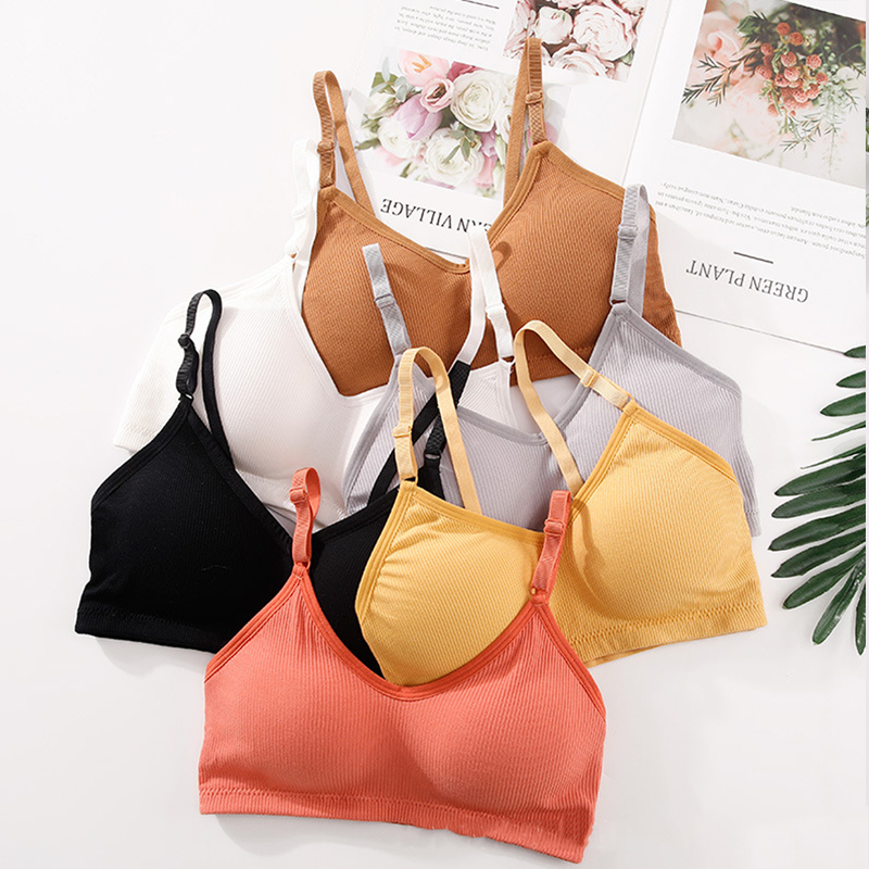 Sleep Bra Bralette - Reggiseno Estivo Senza Ferretto da Donna,