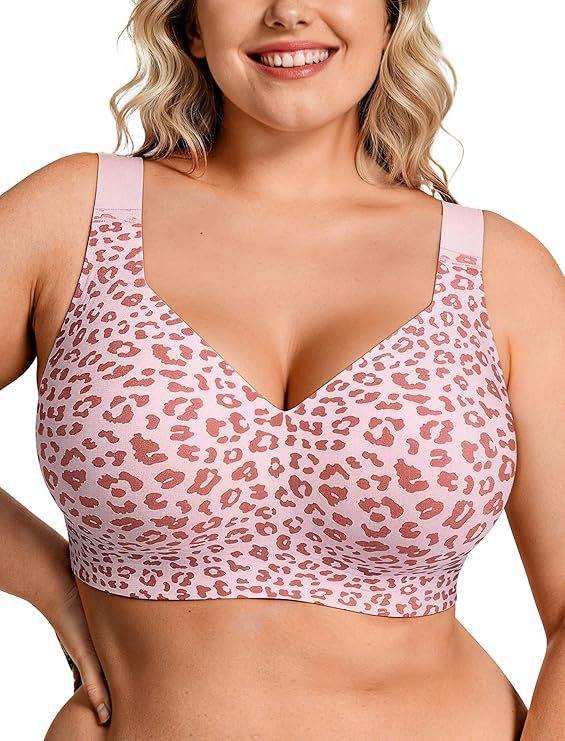 Plunge Bra Push Up - Reggiseno senza ferretto Plus Size in