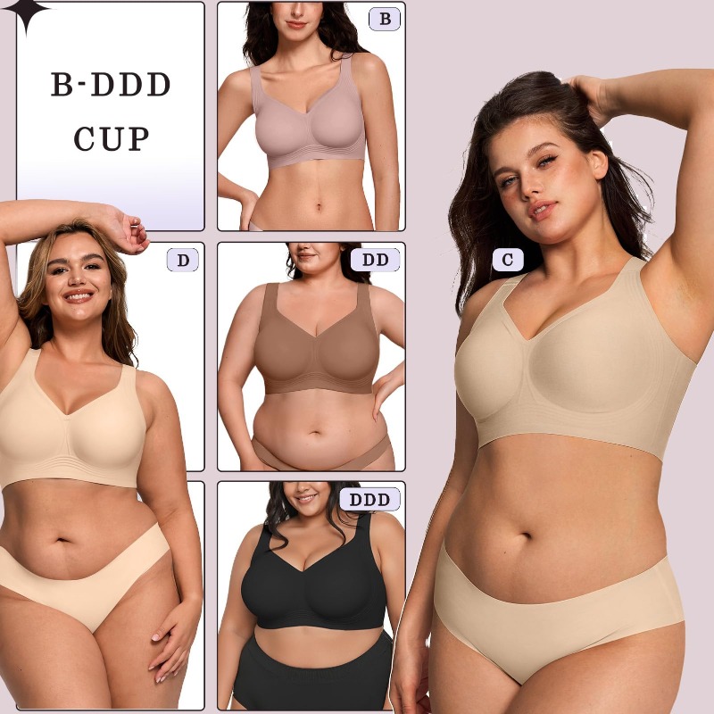 Reggiseno senza ferretto Plus  - Plunge Bra Push Up recensione e prezzo