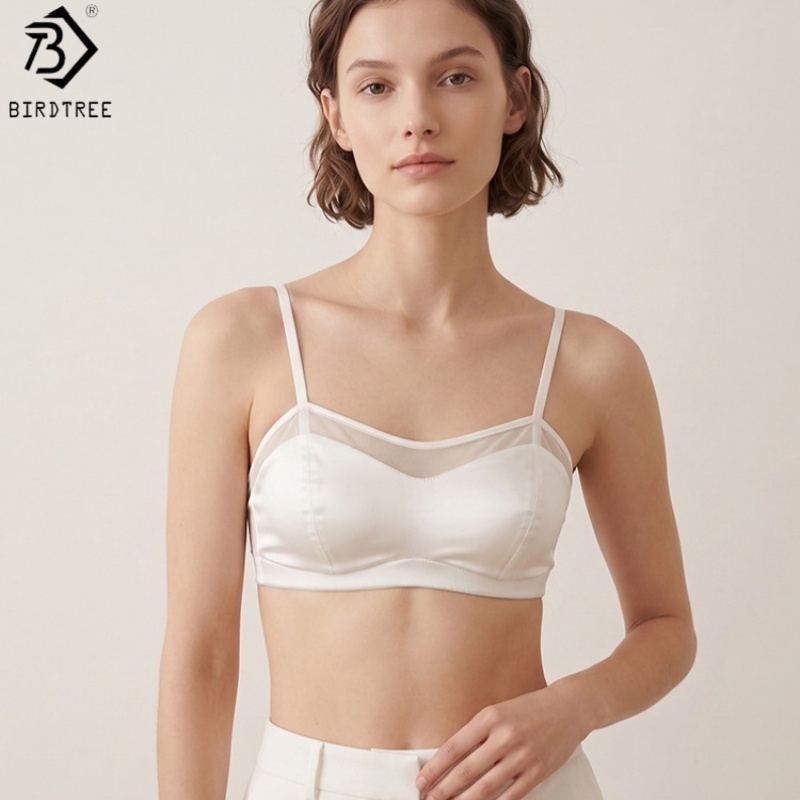 Birdtree, Reggiseno 19MM 93% S - Sheer Mesh Bra recensione e prezzo
