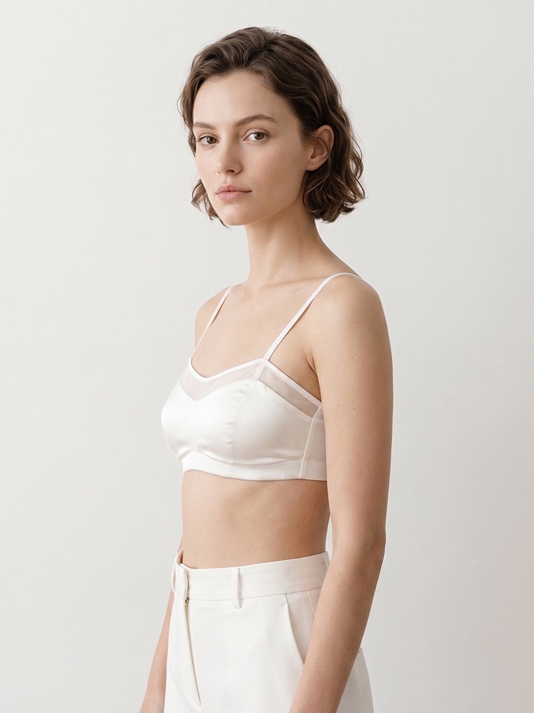 Birdtree, Reggiseno 19MM 93% S - Sheer Mesh Bra recensione e prezzo